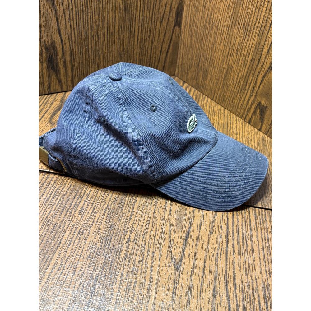 Lacoste Baseball Hat Adjustable Strap Blue One Size Casual Athletic - Picture 8 of 11